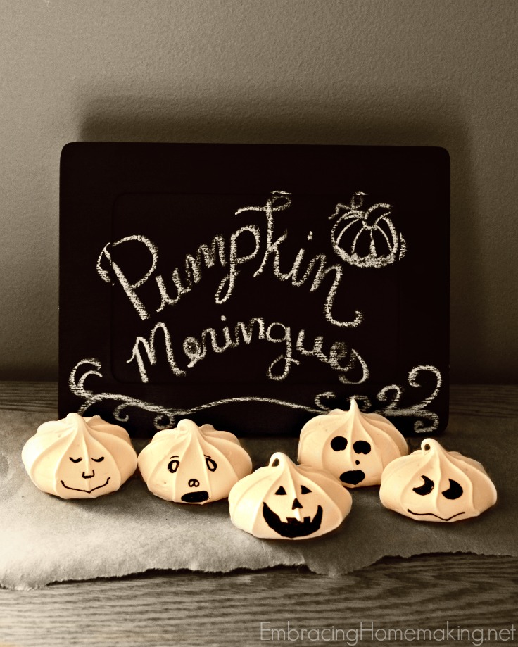 Meringue Pumpkins