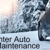 Winter Auto Maintenance