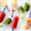 Ginger-Cantaloupe Ice Pops