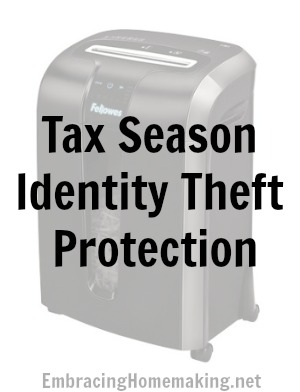 Tax Season Identity Theft Protection