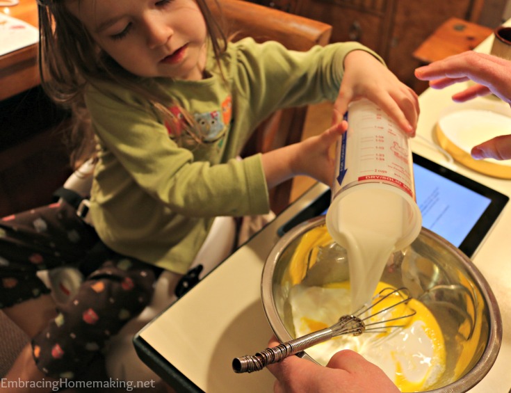 Helping in the Kitchen