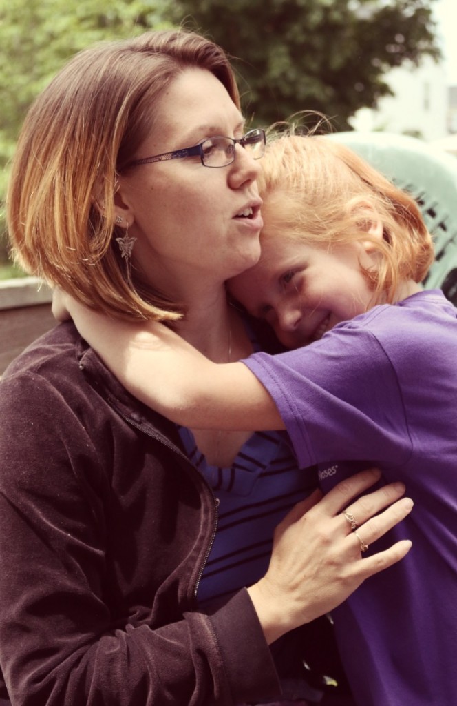 mom and daughter