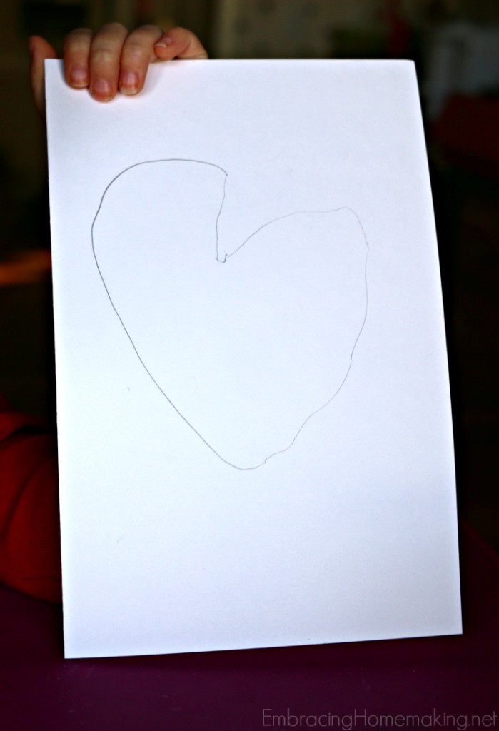 Heart drawing