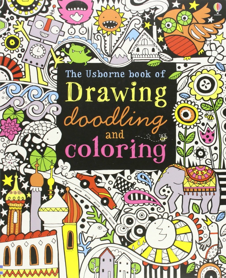 Drawing Doodling and Coloring Book