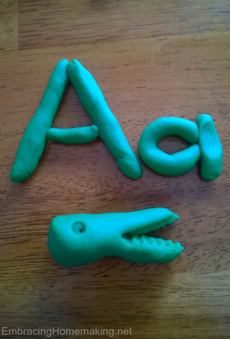 Play Clay Letter A