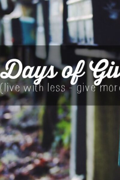 30 Days of Giving
