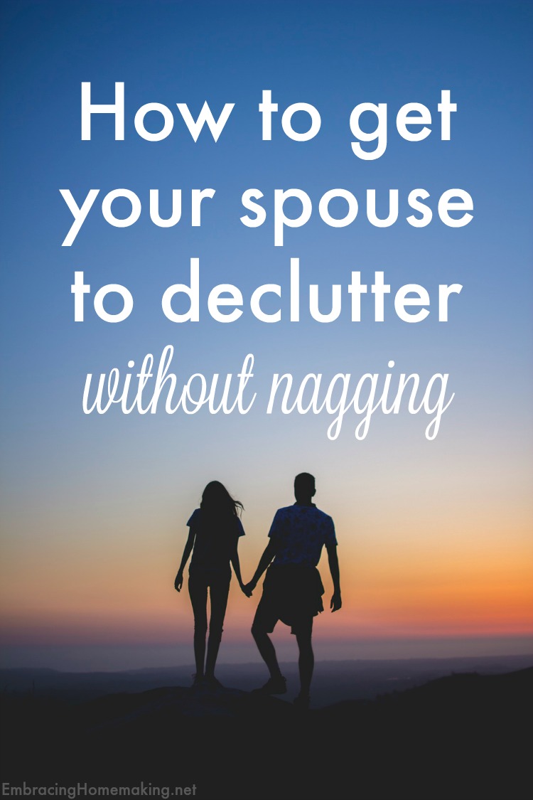 Decluttering without nagging