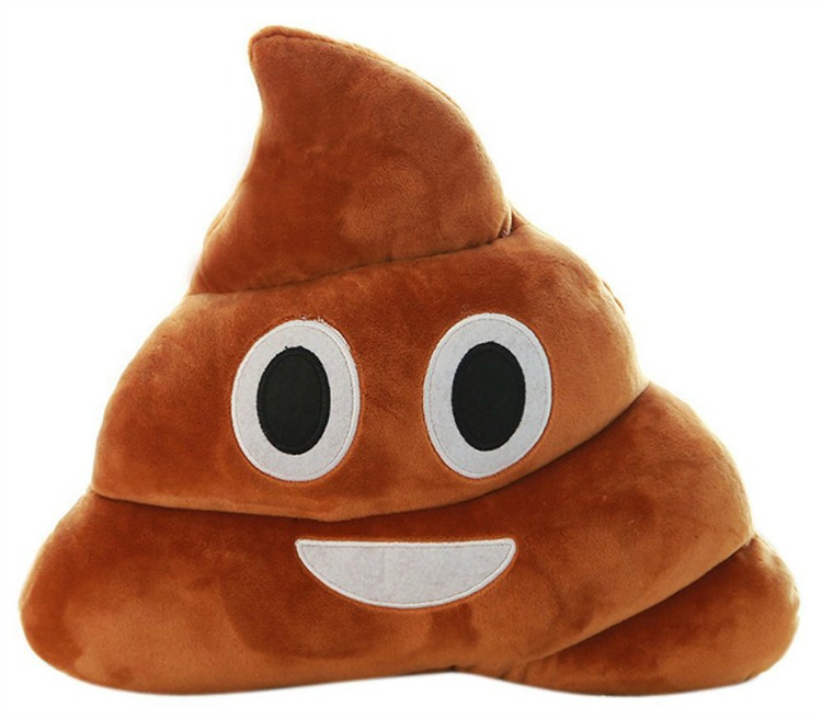 Mini Poop Emoji Pillow