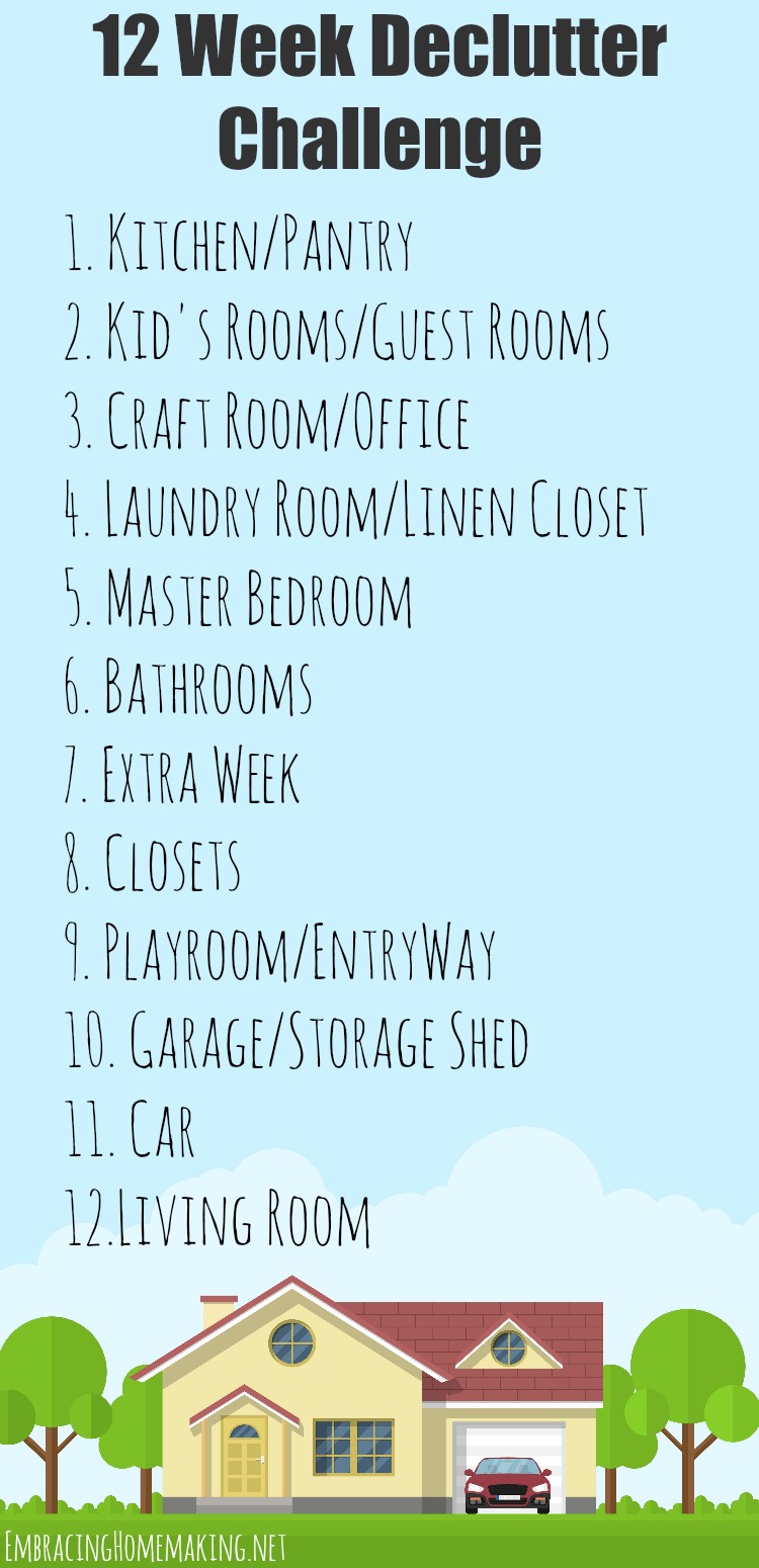 12 Week Declutter Challenge