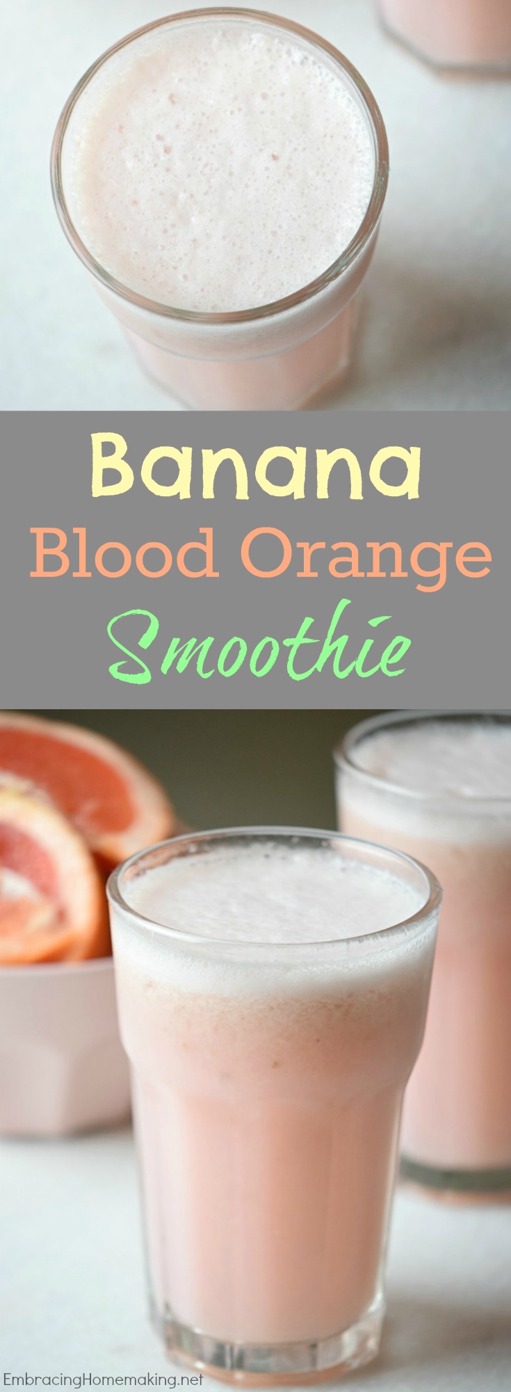 Banana Blood Orange Smoothie Recipe