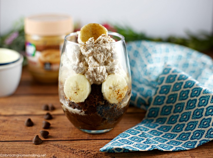 Chocolate Cinnamon Banana Mug Cake