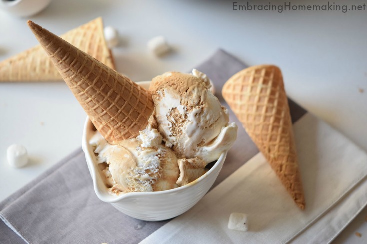 Homemade Smores Ice Cream Recipe