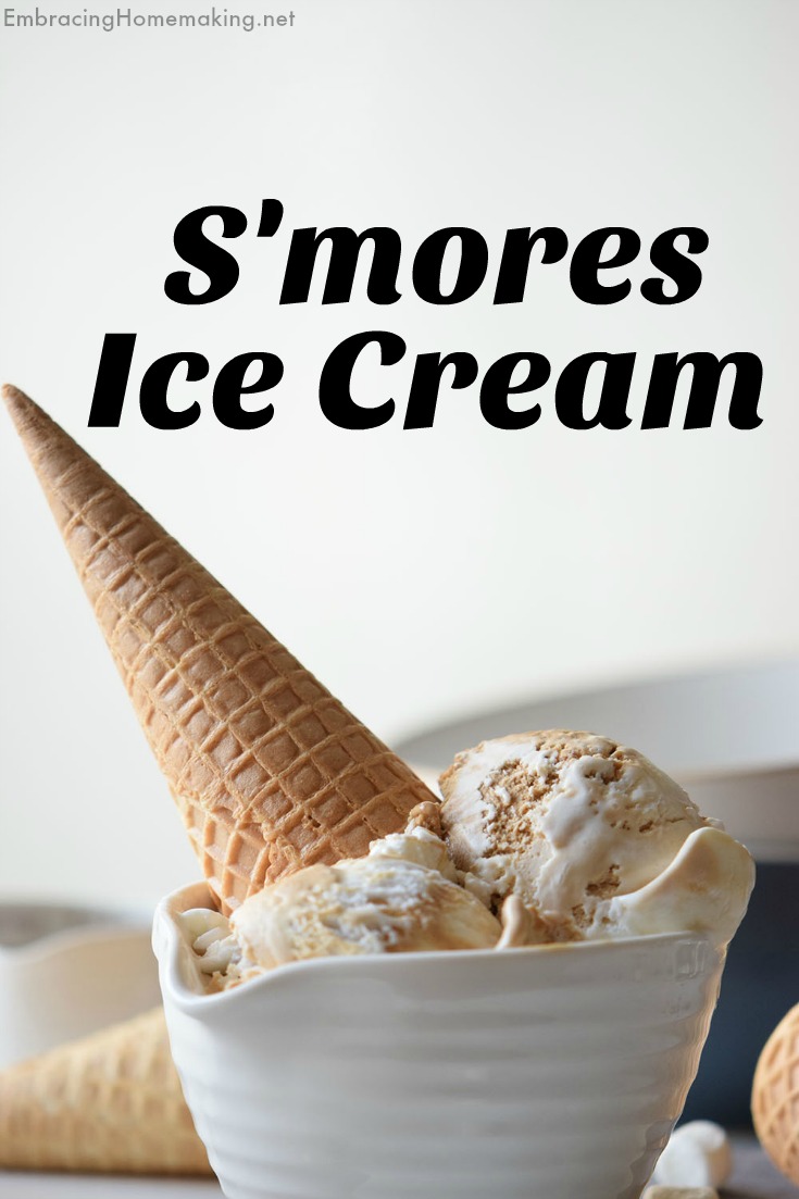 S'mores Ice Cream Cone