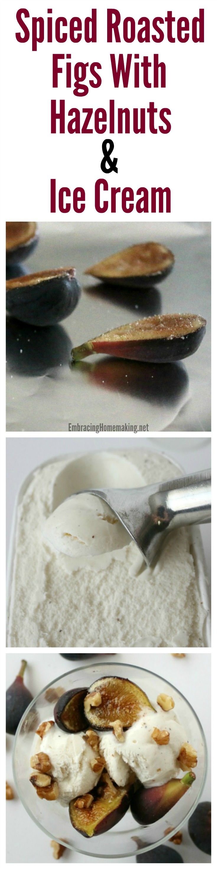 Spiced Roasted Figs with Ice Cream