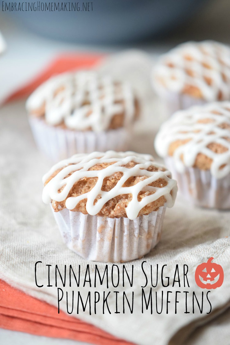 Cinnamon Sugar Pumpkin Muffins