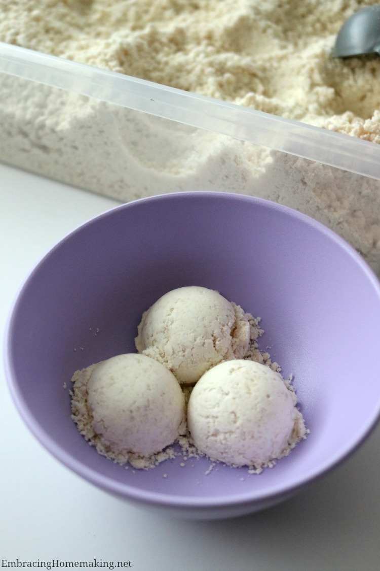 Cloud Dough Ice Cream