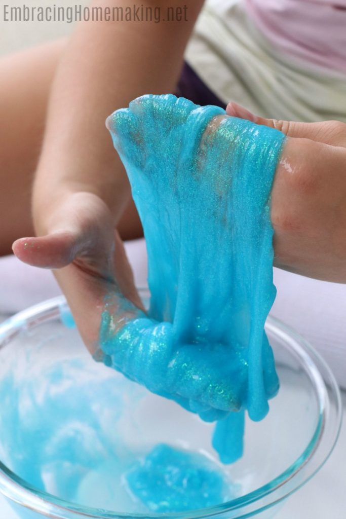 Ocean Slime Recipe % - Embracing Homemaking