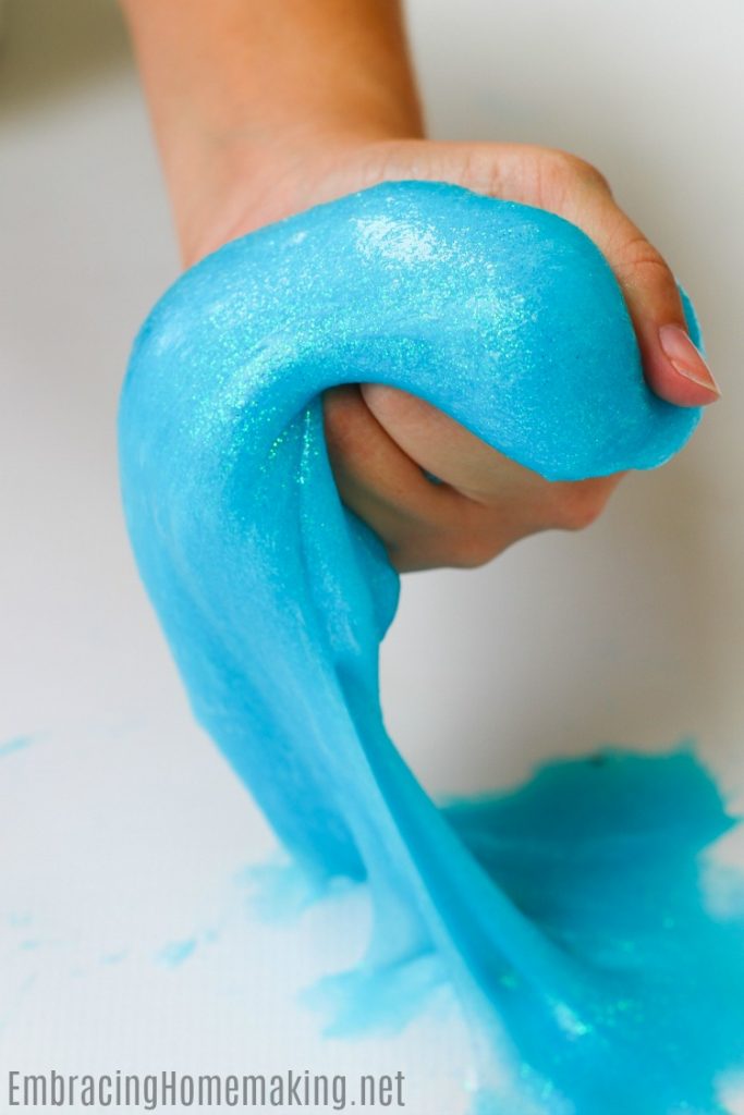 Ocean Slime Recipe % - Embracing Homemaking