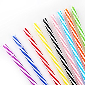 Hard Plastic Reusable Straws