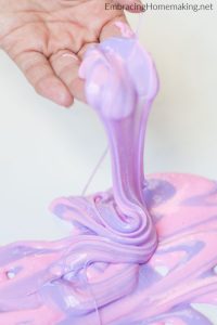 Cotton Candy Slime Recipe % - Embracing Homemaking