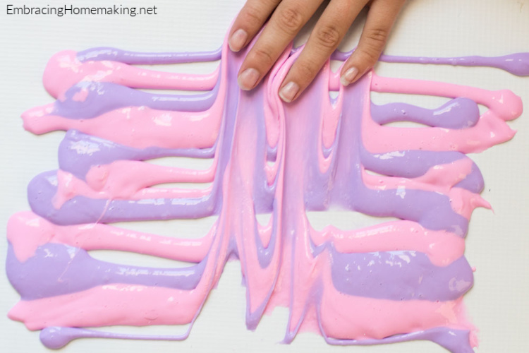 Mixing Pink and Purple Slime