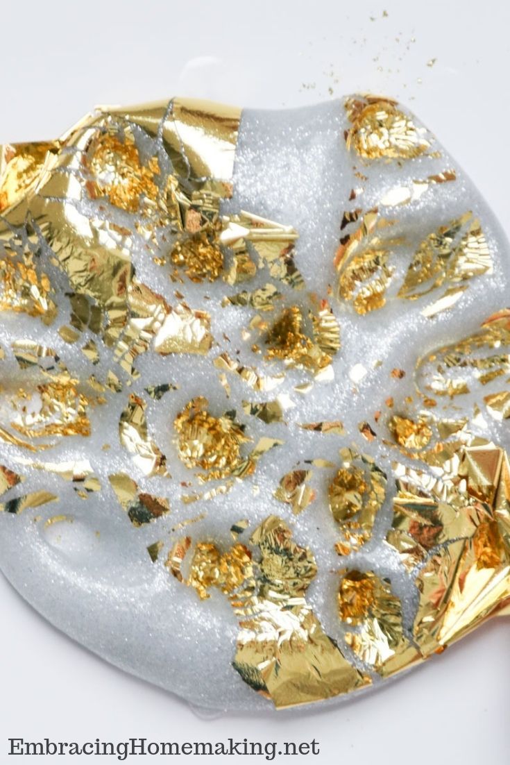 Silver Gold Foil Slime