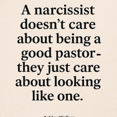 Narcissistic Pastor
