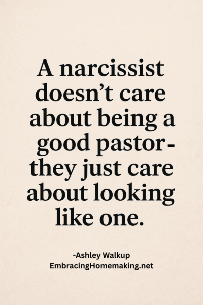 Narcissistic Pastor